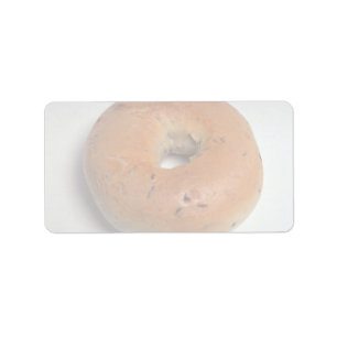 Utmärkt Bagel Adressetikett