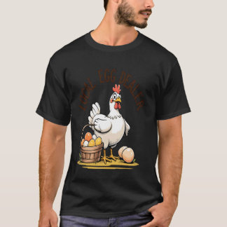 utmärkt bakgårdskyckling lokal ägghandlare fjäderf t shirt
