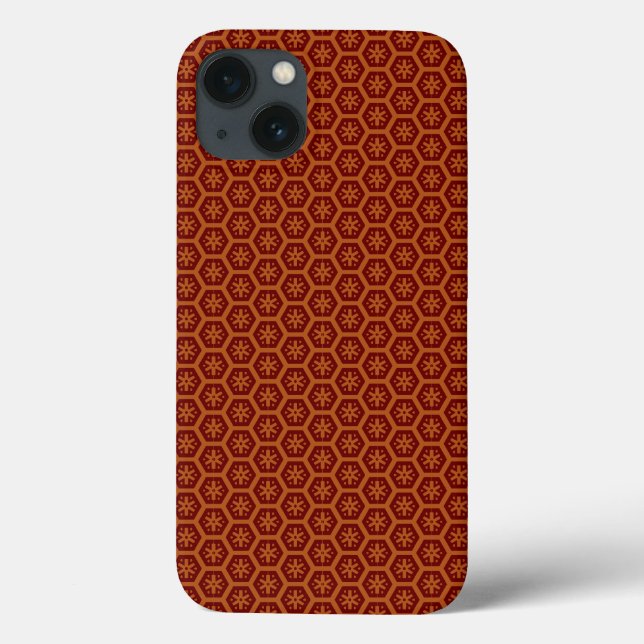 Utmärkt Coral Cooper Mönster iPhone 6/6s (Baksida)