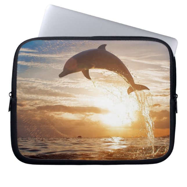 Utmärkt designad delfinstil laptop sleeve (Framsidan)