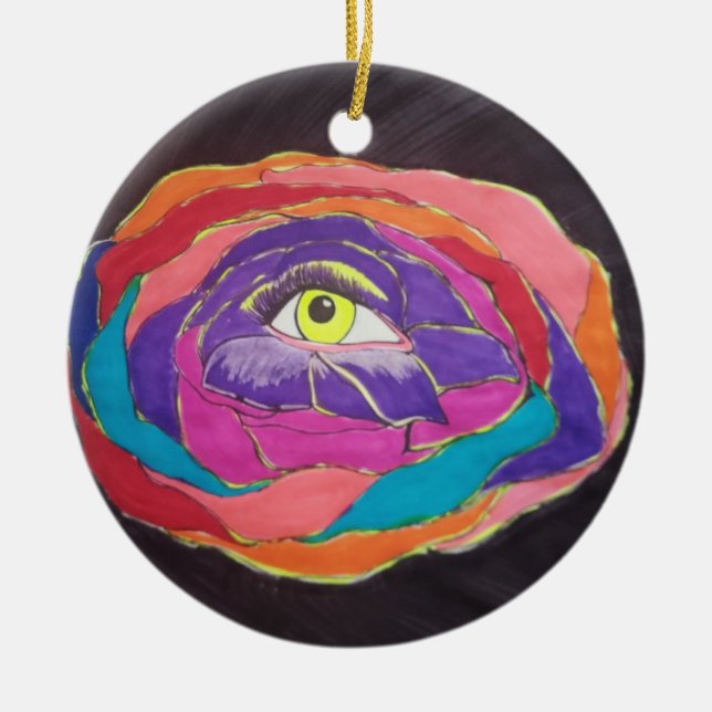 Utmärkt excellens julgransprydnad keramik (Framsidan)