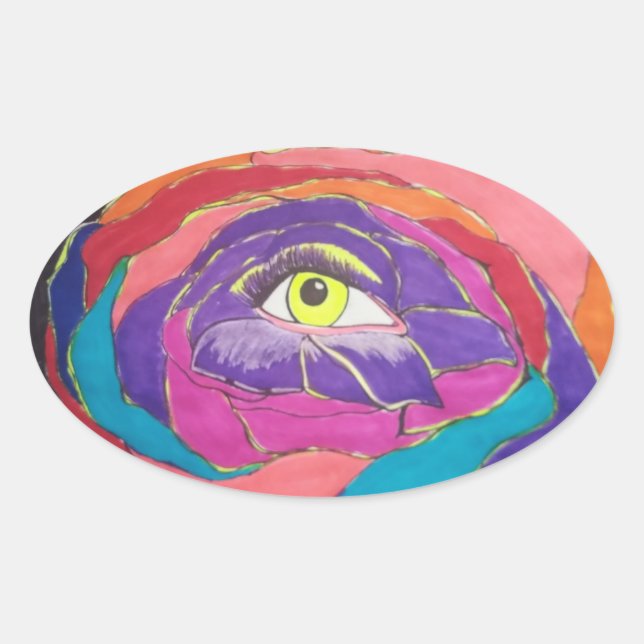 Utmärkt excellens ovalt klistermärke (Framsida)