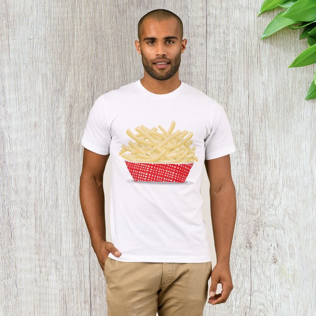 Utmärkt Fransk Fries Retro Fast Food T Shirt (Skapare uppladdad)