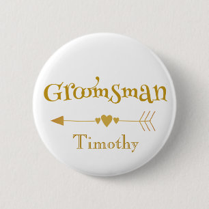 Utmärkt Groomsman Knapp