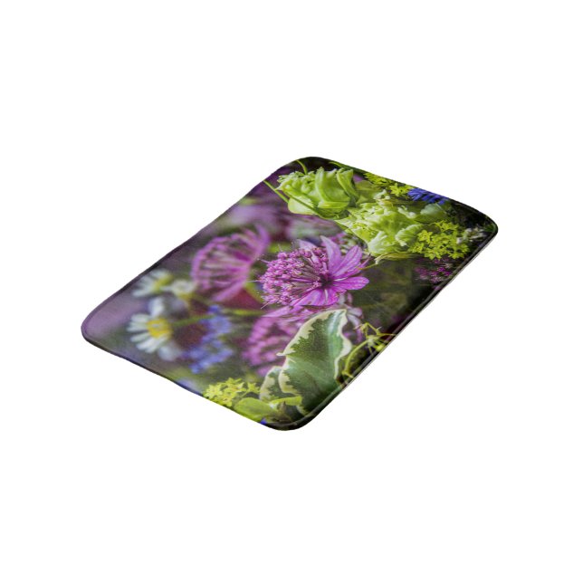 Utmärkt magi med blommar nummer 1 badrumsmatta (Vinklad)