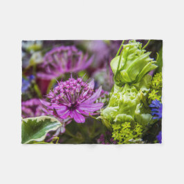 Utmärkt magi med blommar nummer 1 fleecefilt