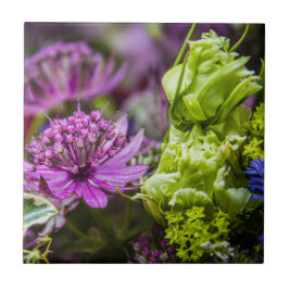 Utmärkt magi med blommar nummer 1 kakelplatta