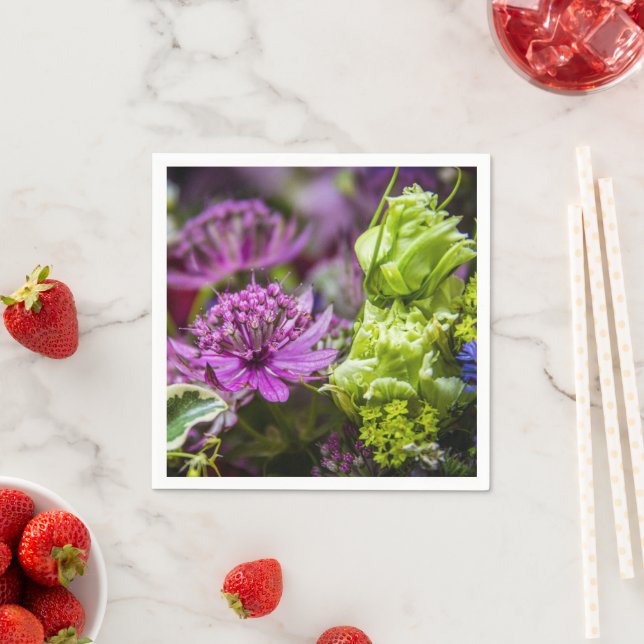 Utmärkt magi med blommar nummer 1 pappersservett (Insitu)