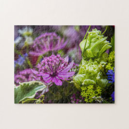 Utmärkt magi med blommar nummer 1 pussel