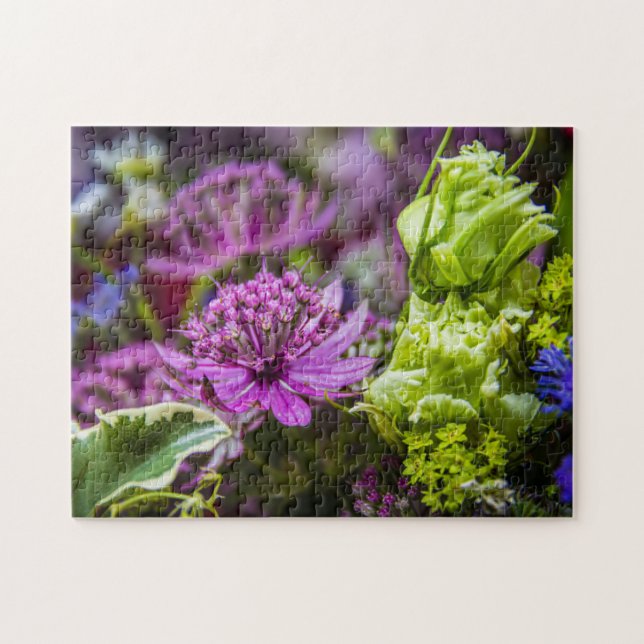 Utmärkt magi med blommar nummer 1 pussel (Horisontell)