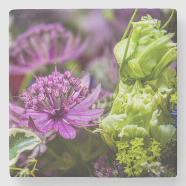 Utmärkt magi med blommar nummer 1 stenunderlägg (Framsidan)