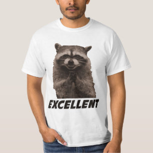 Utmärkt ond konspirera Raccoon Tee