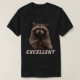 Utmärkt ond konspirera Raccoon Tee Shirt (Design framsida)