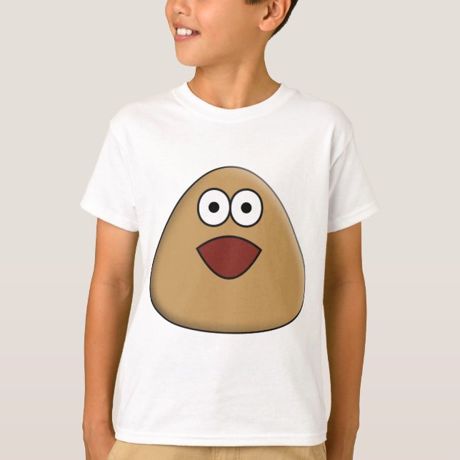 Utmärkt Pou - Kids T-Shirt (Framsida)
