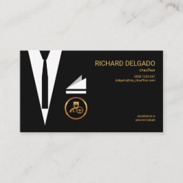Utmärkt Snyggt Kostym Modern Chic Chauffeur Visitkort