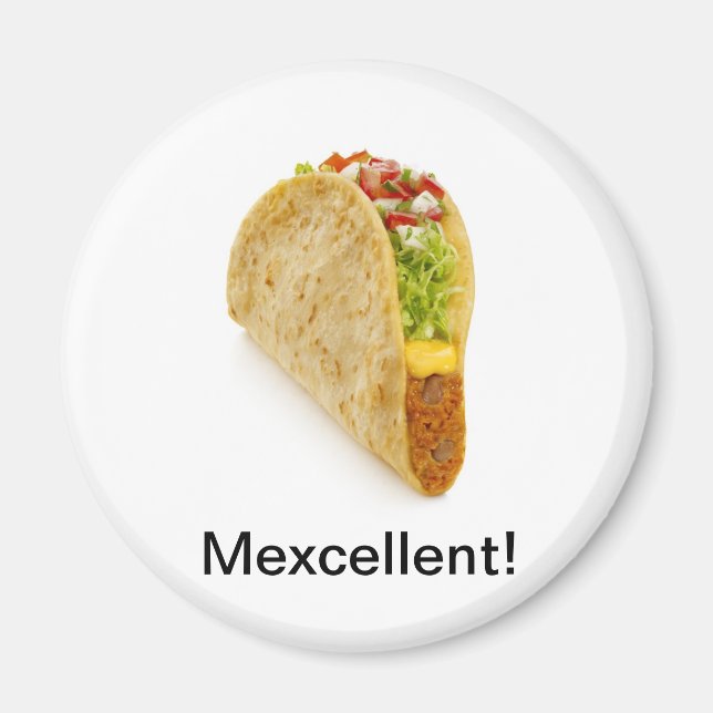 Utmärkt! Tacos-regeln! Magnet (Framsidan)