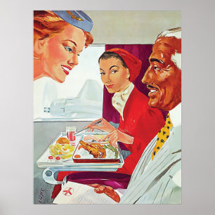 Utmärkt tjänstgöring i flygplan poster