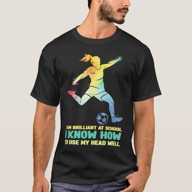 Utmärkta fotbollsflickor och kvinnor t shirt (Framsida)