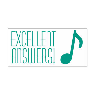 "UTMÄRKTA SVAR!" Lärare Rubber Frimärke Självfärgande Stämpel