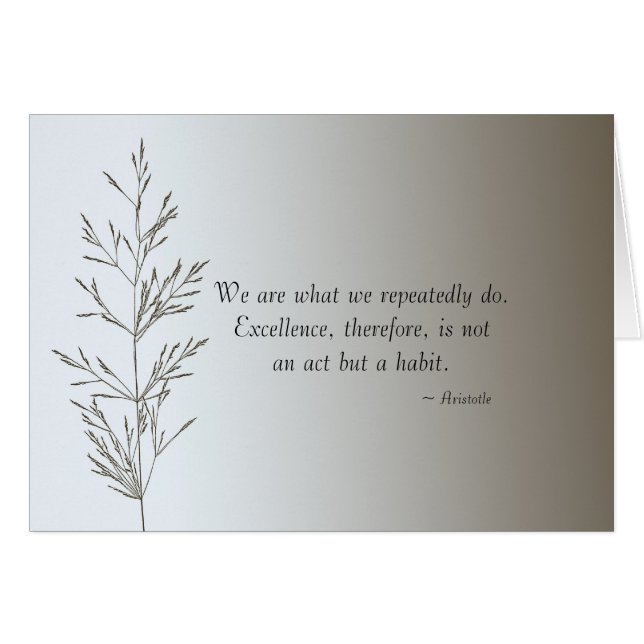 Utmärkthet Hälsningskort (Framsidan Horizontal)