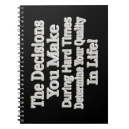 Utmatningsdesign " Din livskvalitet!" Köp Anteckningsbok