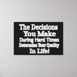 Utmatningsdesign " Din livskvalitet!" Köp Canvastryck