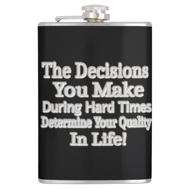 Utmatningsdesign " Din livskvalitet!" Köp Fickplunta (Framsidan)