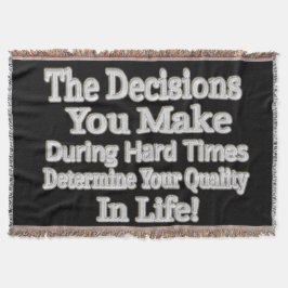 Utmatningsdesign " Din livskvalitet!" Köp Filt