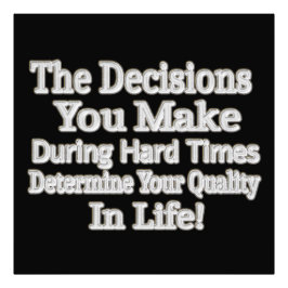 Utmatningsdesign " Din livskvalitet!" Köp Fototryck