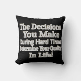 Utmatningsdesign " Din livskvalitet!" Köp Kudde