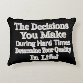 Utmatningsdesign " Din livskvalitet!" Köp Prydnadskudde