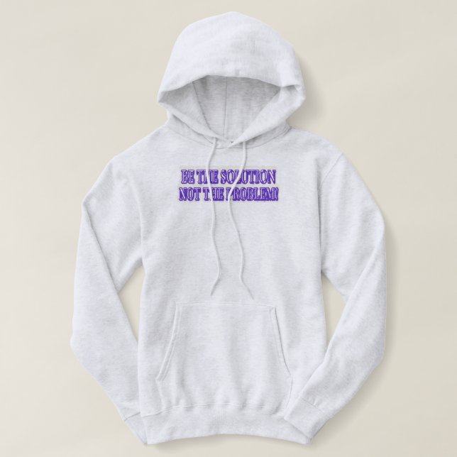 Utmatningsdesign för matriser "BE LÖSNINGEN" Köp T Shirt (Design framsida)