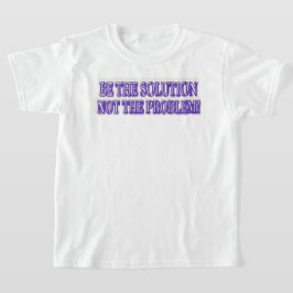 Utmatningsdesign för matriser "BE LÖSNINGEN" Köp T Shirt