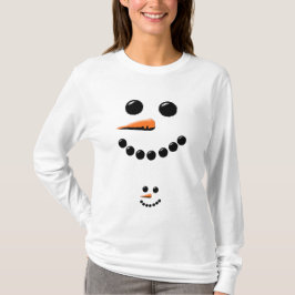 Utmatningsfixet mamma och Baby Snögubbe Tee
