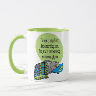 Utmattad duva mugg