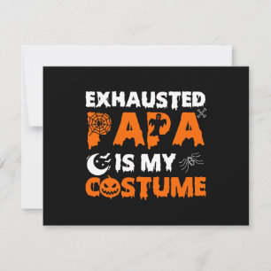 utmattad pappa är min kostym julkort