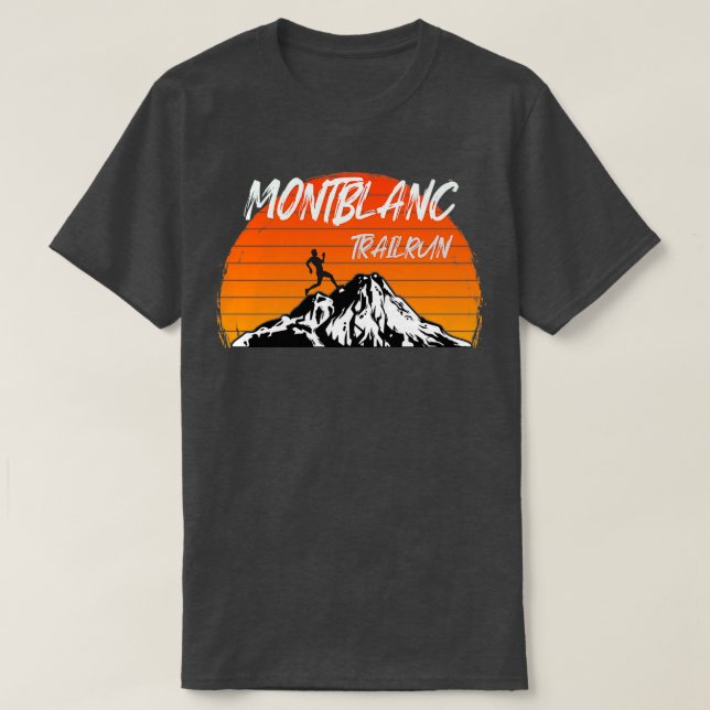 Utmb banrun montblanc t shirt (Design framsida)