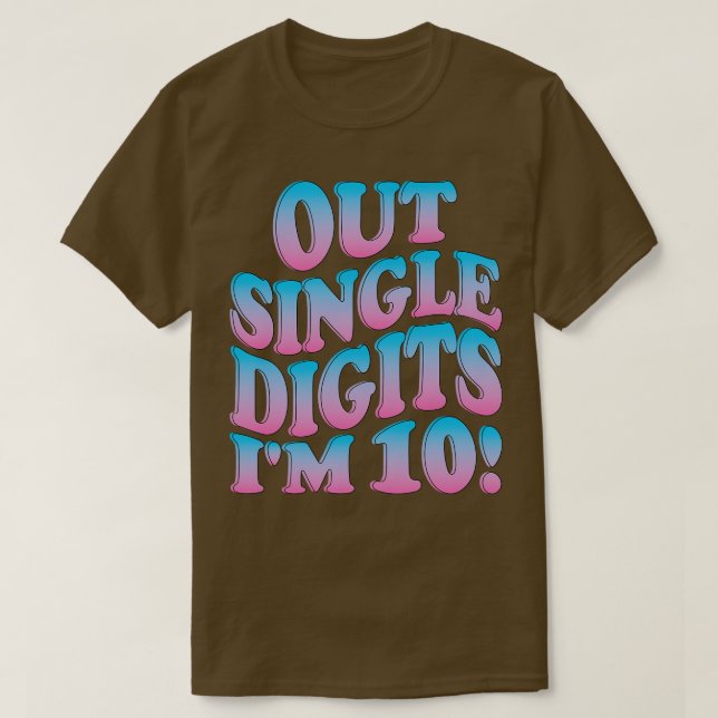 utmed ensiffriga tal t shirt (Design framsida)