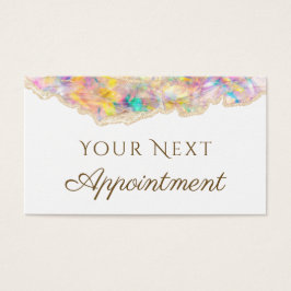 Utnämningskort för opal design visitkort