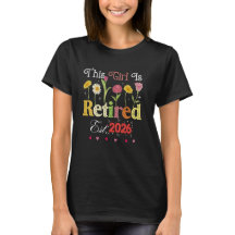 Utnyttjad 2026 T-Shirt - Funny Pension Gift