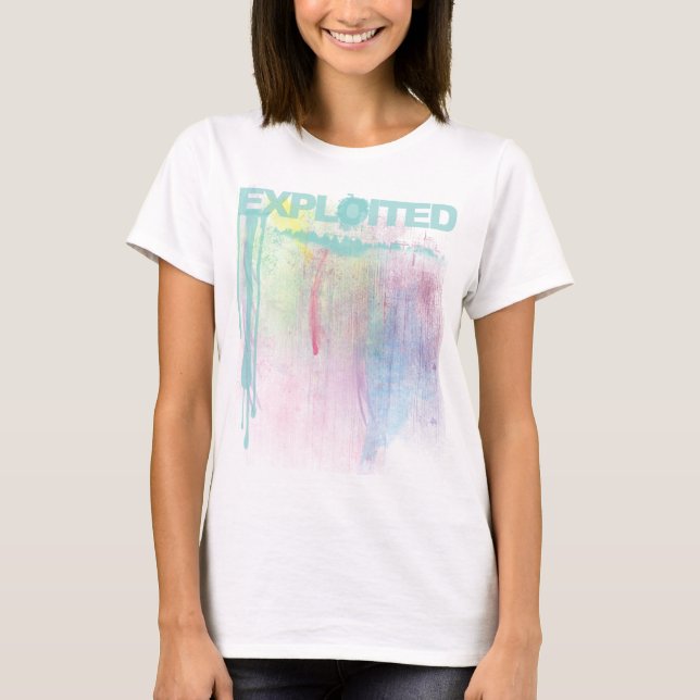 Utnyttjad färgplatter tee (Framsida)
