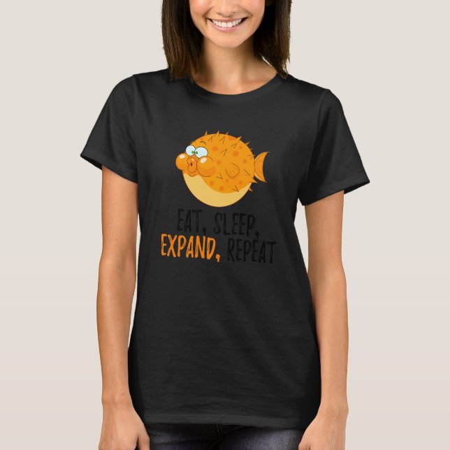 Utöka viloläget Upprepa blåfenad fisk fisk 2 T Shirt (Framsida)