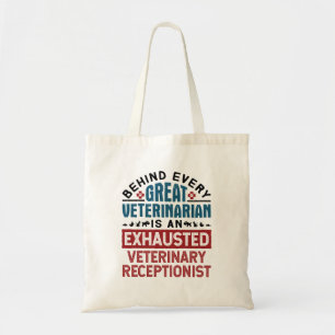 Utökad veterinärreceptionist tygkasse