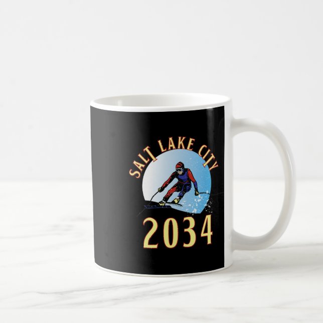 Utom för 20&# för Salt Sjö City Utah Kaffemugg (Höger)