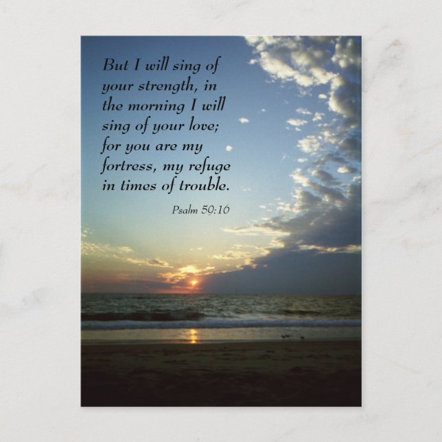 Utombanker, morgon 1 vykort (Framsida)