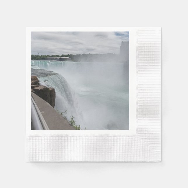 Utomhus Äventyr till Niagara Fall Pappersservett (Framsidan)