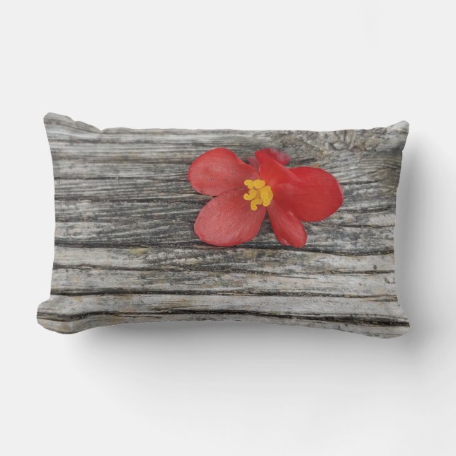 Utomhus Barnwood Lumbar Pillow Lumbarkudde (Framsida)