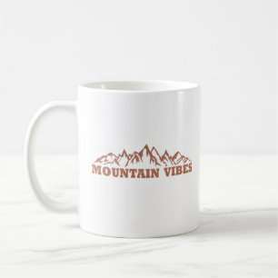 Utomhus bergskänsla äventyr kaffemugg