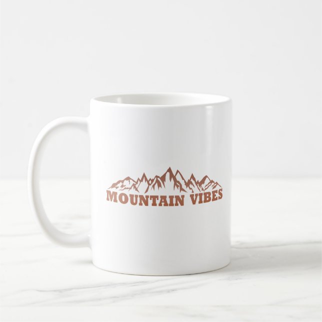 Utomhus bergstämning äventyr kaffemugg (Vänster)