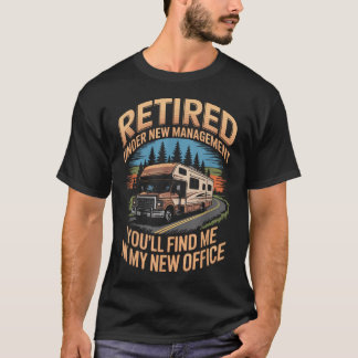 Utomhus Bergvägsresor Skåpbil Husbil Pensionär T Shirt